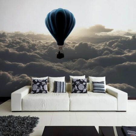 Αυτοκόλλητη Ταπετσαρία τοίχου HOT AIR BALLOON - Τοπία