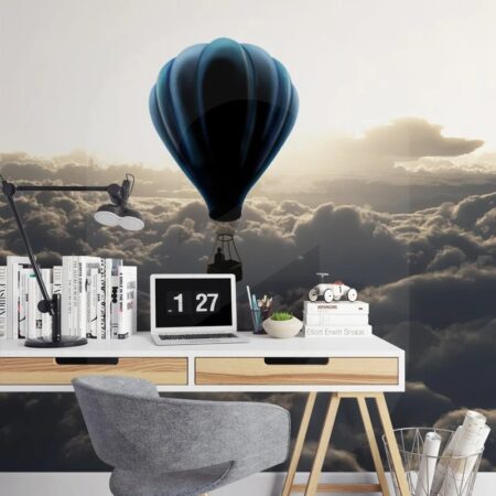 Αυτοκόλλητη Ταπετσαρία τοίχου HOT AIR BALLOON - Τοπία Sticky 1