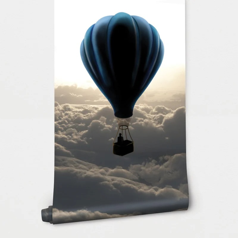 Αυτοκόλλητη Ταπετσαρία τοίχου HOT AIR BALLOON