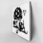 Πίνακας σε καμβά ISAAC NEWTON APPLE ENGRAVING