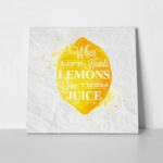 Πινακας σε καμβά LEMON