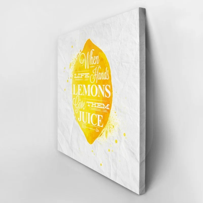Πινακας σε καμβά LEMON
