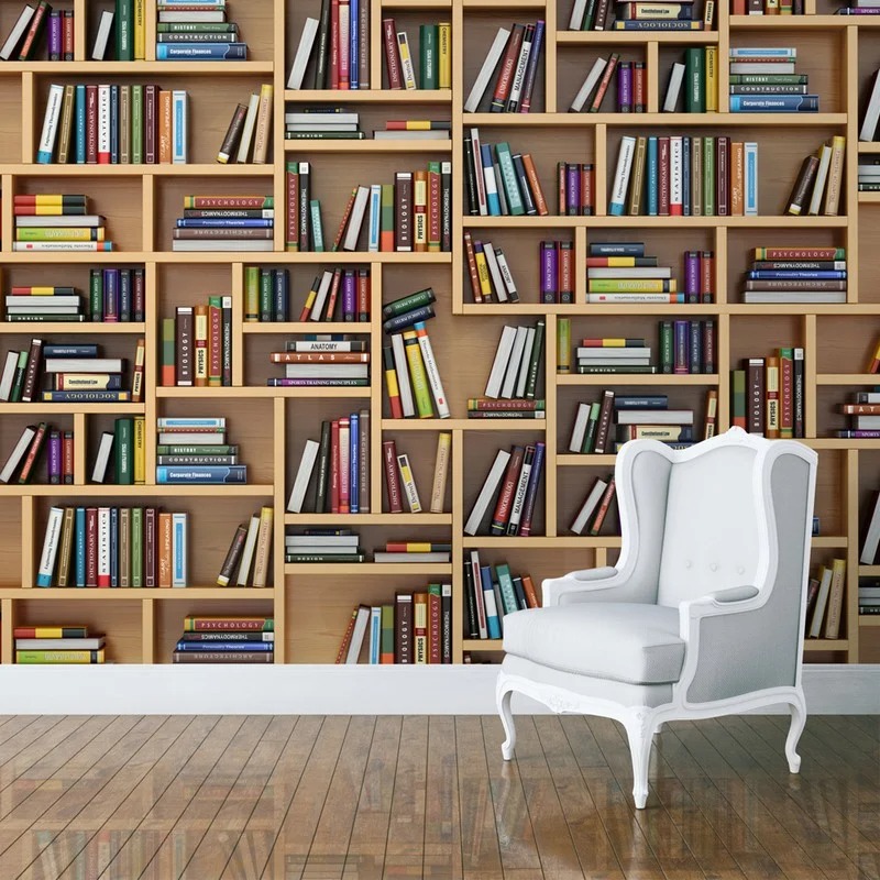 Αυτοκόλλητη Ταπετσαρία τοίχου LIBRARY