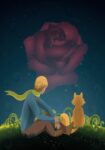 Πινακας σε καμβά LITTLE PRINCE ROSE FOX