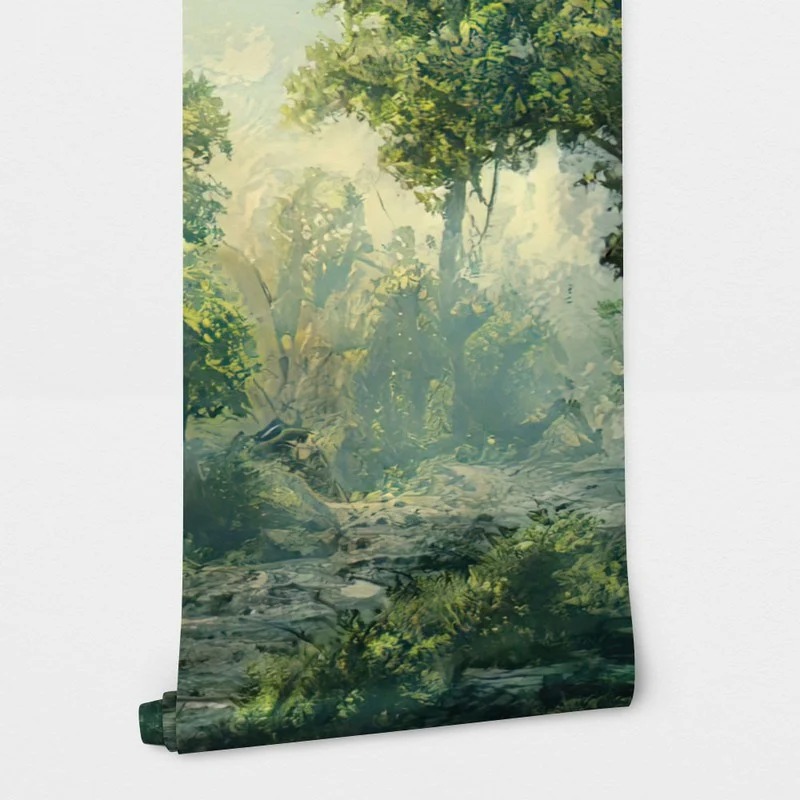 Αυτοκόλλητη Ταπετσαρία τοίχου MAGICAL FOREST