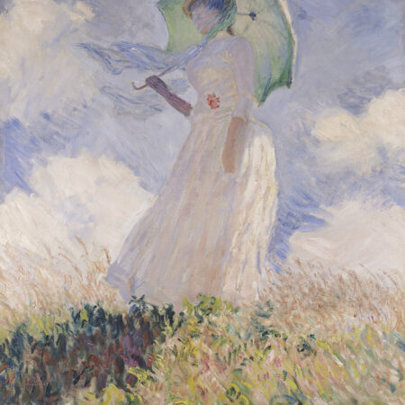 Πινακας σε καμβά MONET - WOMAN WITH PARASOL - Monet Claude Sticky 4