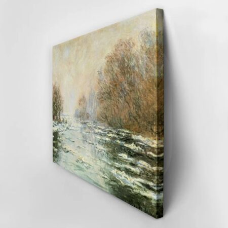 Πινακας σε καμβά MONET - ICE MELTING NEAR VETHEUIL - Monet Claude Sticky 3