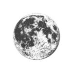 Πίνακας σε καμβά MOON ILLUSTRATION