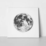 Πίνακας σε καμβά MOON ILLUSTRATION