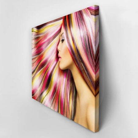 Πινακας σε καμβά MULTICOLOUR HAIR - Μοδα και Διασκεδαση Sticky 2