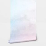 Αυτοκόλλητη Ταπετσαρία τοίχου OMBRE IN HEAVEN CLOUDS