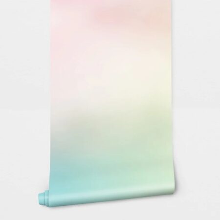Αυτοκόλλητη Ταπετσαρία τοίχου OMBRE PINK AND CYAN - Ombre Sticky 2