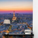 Αυτοκόλλητη Ταπετσαρία τοίχου PARIS SUNSET