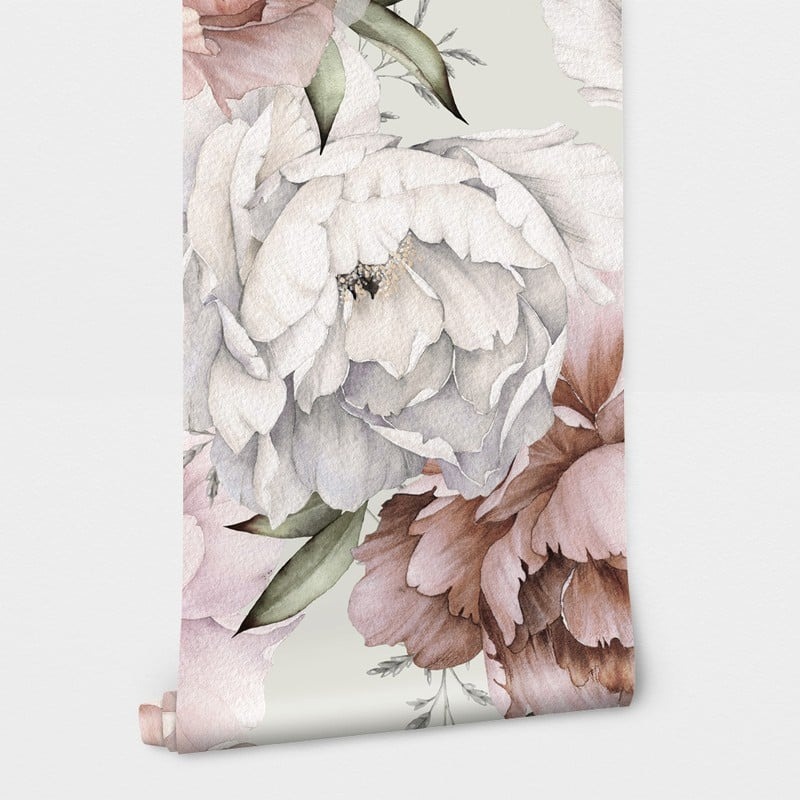 Αυτοκόλλητη Ταπετσαρία τοίχου PASTEL BLOSSOM FLOWERS