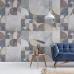 Αυτοκόλλητη Ταπετσαρία τοίχου PASTEL GEOMETRIC