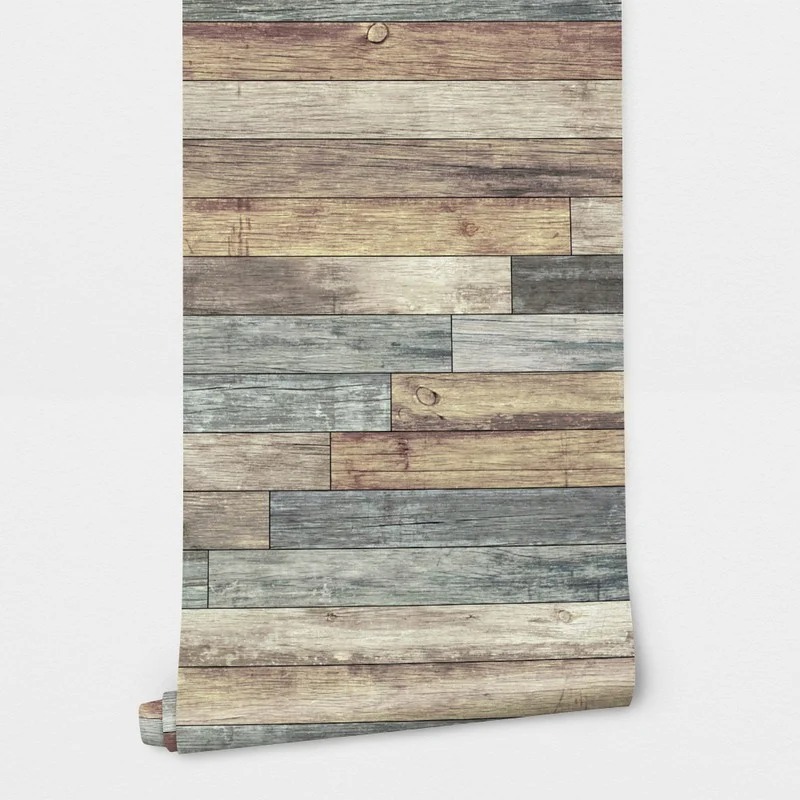 Αυτοκόλλητη Ταπετσαρία τοίχου PASTEL WOOD
