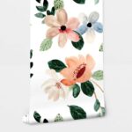 Αυτοκόλλητη Ταπετσαρία τοίχου PEACH DAISIES