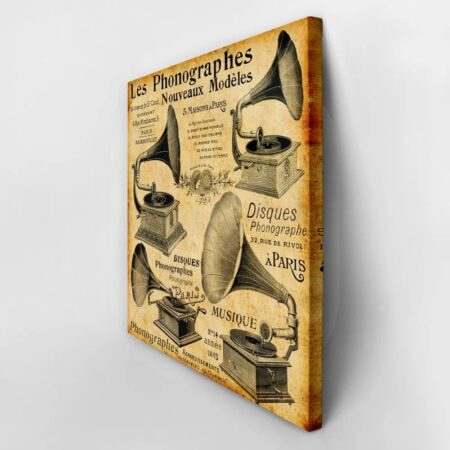 Πίνακας σε καμβά PHONOGRAPHES - Μουσικη Sticky 2
