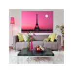 Πινακας σε καμβά PINK EIFFEL