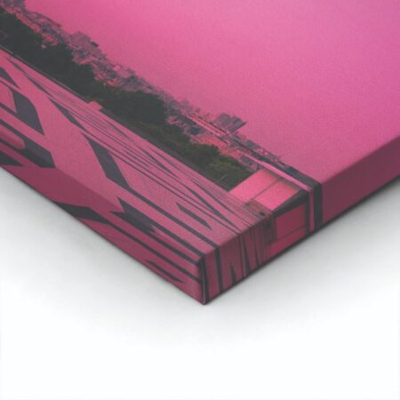 Πινακας σε καμβά PINK EIFFEL - Παρισι Sticky 2
