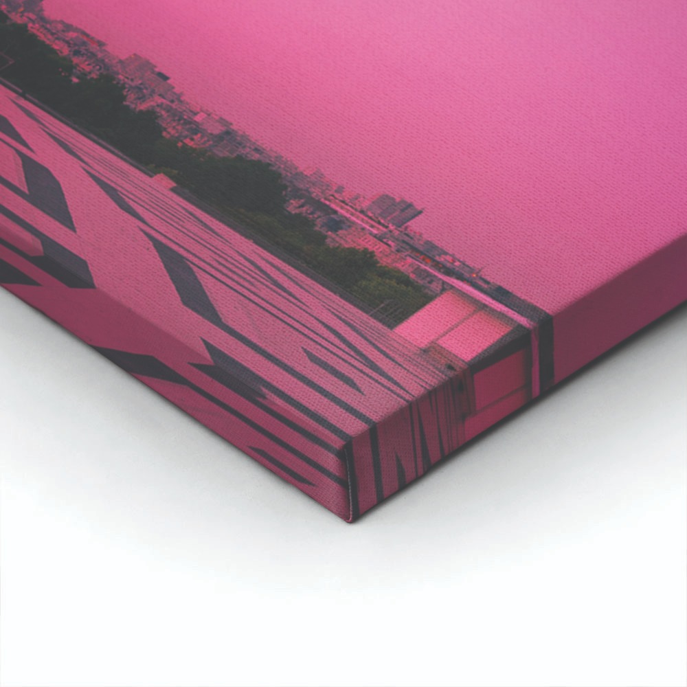 Πινακας σε καμβά PINK EIFFEL