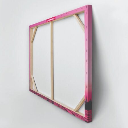 Πινακας σε καμβά PINK EIFFEL - Παρισι Sticky 4