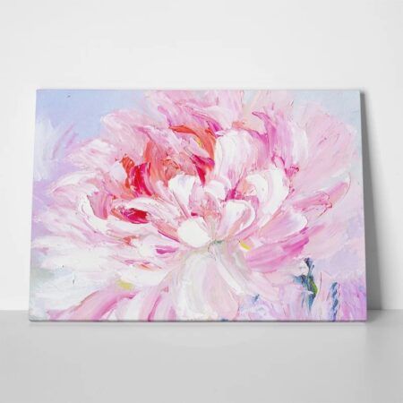 Πινακας σε καμβά PINK PEONY FLOWER - Floral - Λουλουδια