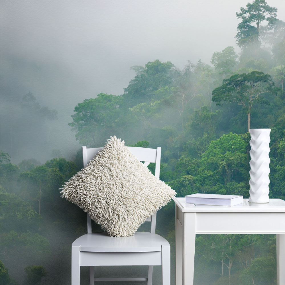 Αυτοκόλλητη Ταπετσαρία τοίχου RAINFOREST FOG