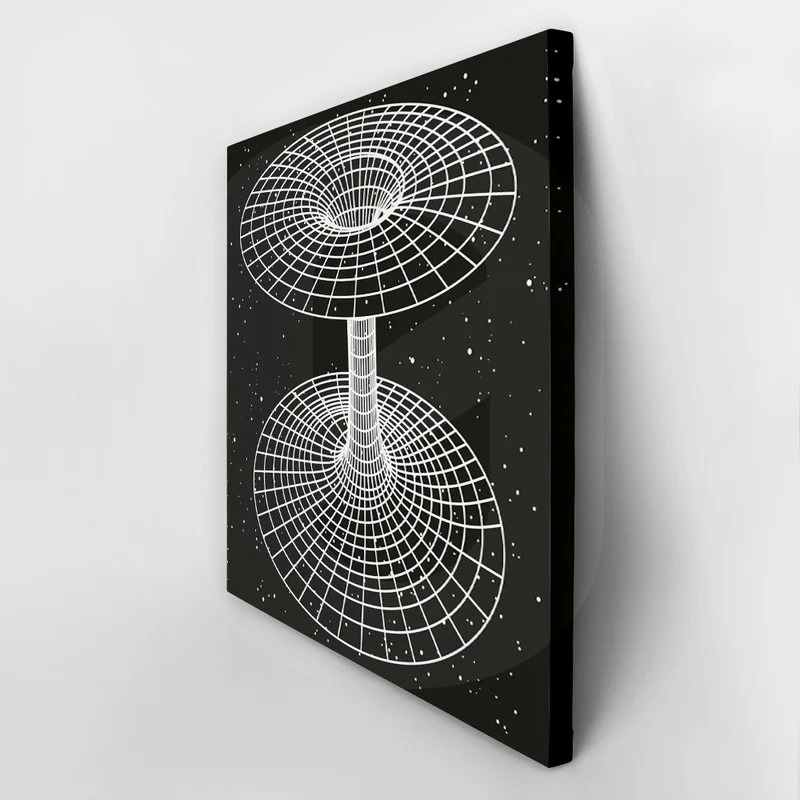 Πίνακας σε καμβά RELATIVITY THEORY BLACK HOLE