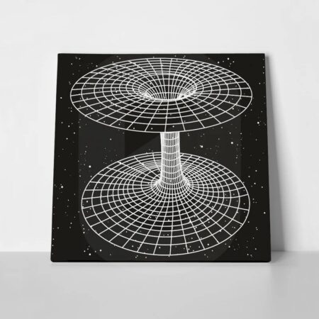 Πίνακας σε καμβά RELATIVITY THEORY BLACK HOLE