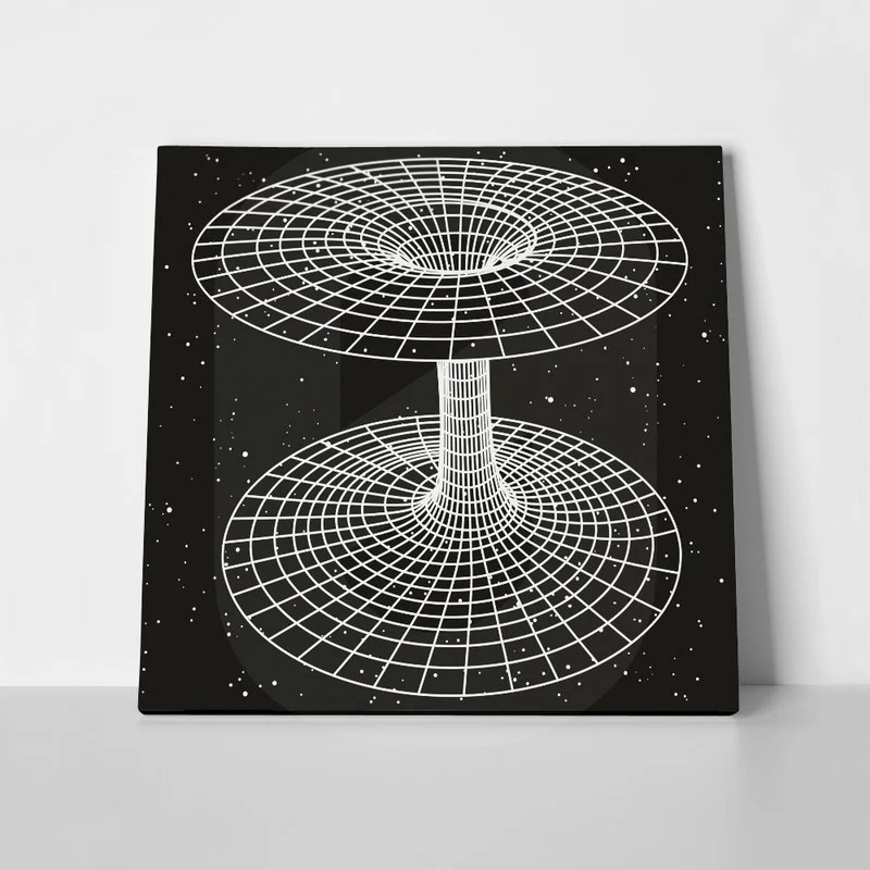 Πίνακας σε καμβά RELATIVITY THEORY BLACK HOLE