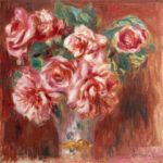 Πίνακας σε καμβά RENOIR - ROSES DANS UN VASE