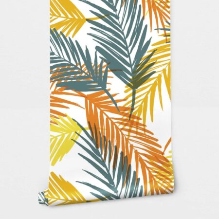 Αυτοκόλλητη Ταπετσαρία τοίχου RETRO PALM LEAVES 2 - Tropical Sticky 2