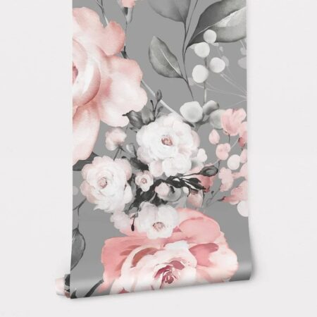 Αυτοκόλλητη Ταπετσαρία τοίχου ROMANTIC BOUQUET - Floral - Λουλουδια Sticky 1