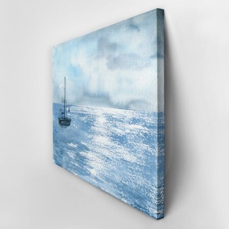 Πινακας σε καμβά SAILING DURING CLOUDY WEATHER - Βαρκες και Καραβια Sticky 2