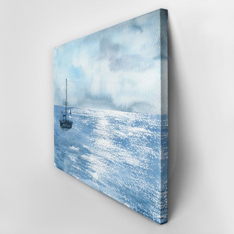 Πινακας σε καμβά SAILING DURING CLOUDY WEATHER