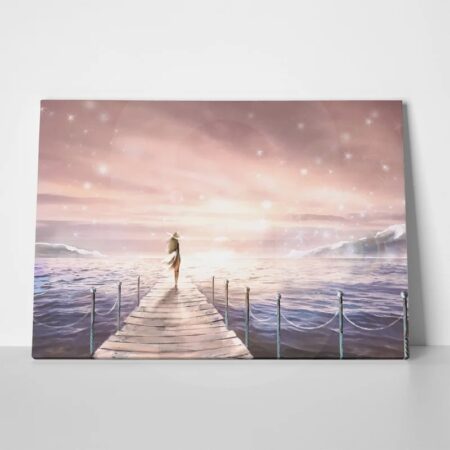 Πινακας σε καμβά SUNLIGHT PIER - Εργα Τεχνης
