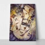 Πινακας σε καμβά THEATER MASKS