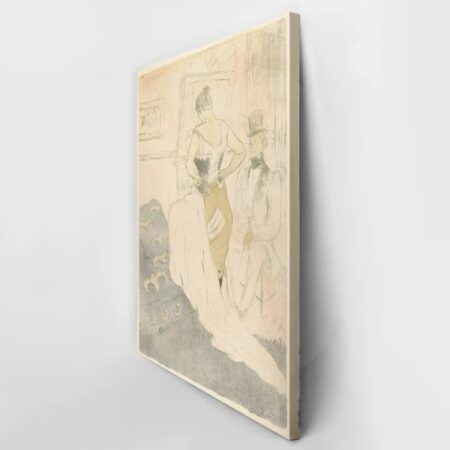 Πινακας σε καμβά TOULOUSE LAUTREC - FASTENING A CORSET - Toulouse Lautrec Sticky 2