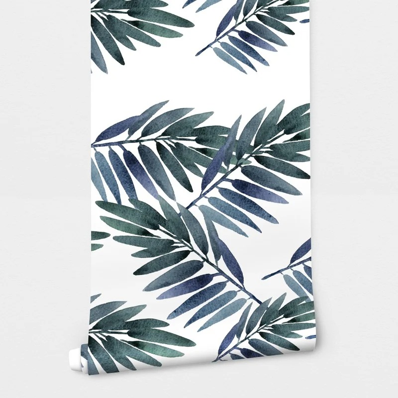 Αυτοκόλλητη Ταπετσαρία τοίχου TROPICAL LEAVES