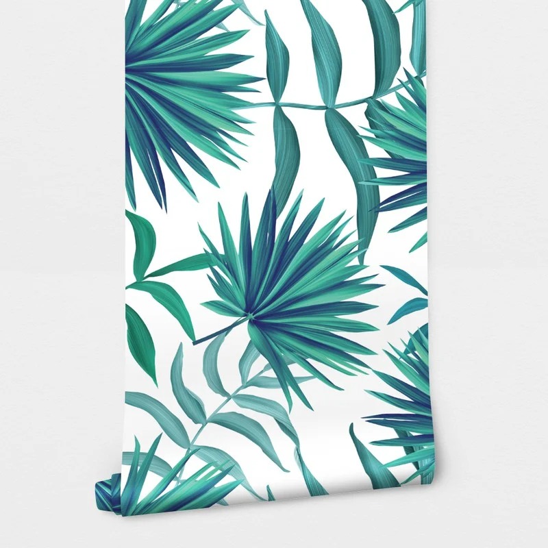 Αυτοκόλλητη Ταπετσαρία τοίχου TROPICAL PLANTS