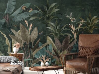 Αυτοκόλλητη Ταπετσαρία τοίχου TROPICAL FOREST - Tropical