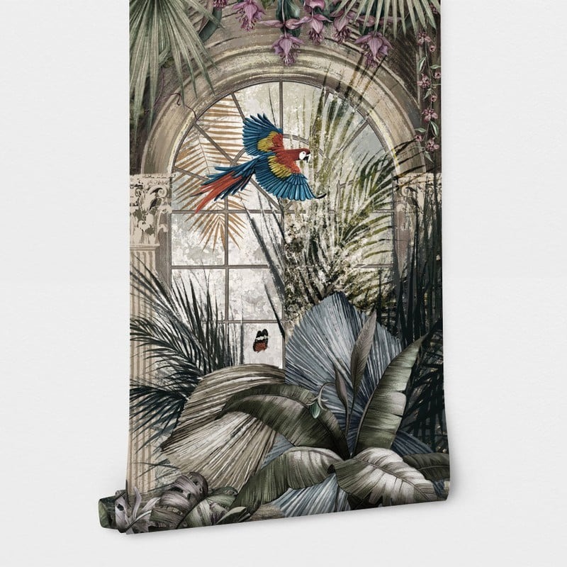 Αυτοκόλλητη Ταπετσαρία τοίχου TROPICAL RUINS