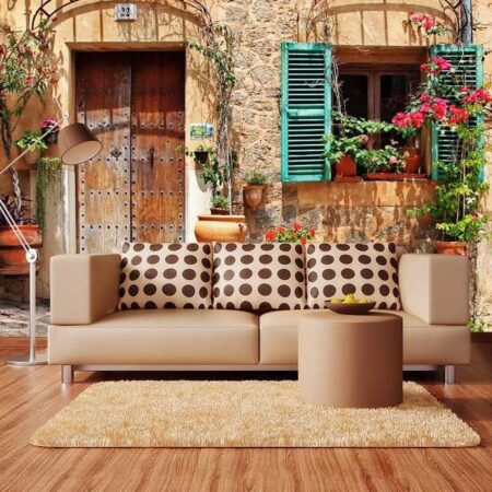 Αυτοκόλλητη Ταπετσαρία τοίχου VILLAGE HOUSE - Ταπετσαρίες