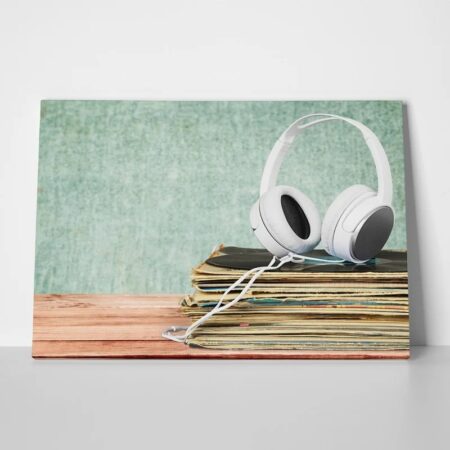 Πινακας σε καμβά VINYL - Μουσικη