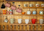 Πινακας σε καμβά WOODEN SHELVES