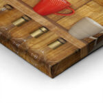 Πινακας σε καμβά WOODEN SHELVES