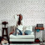Αυτοκόλλητη Ταπετσαρία τοίχου WHITE BRICK