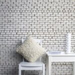 Αυτοκόλλητη Ταπετσαρία τοίχου WHITE BRICK