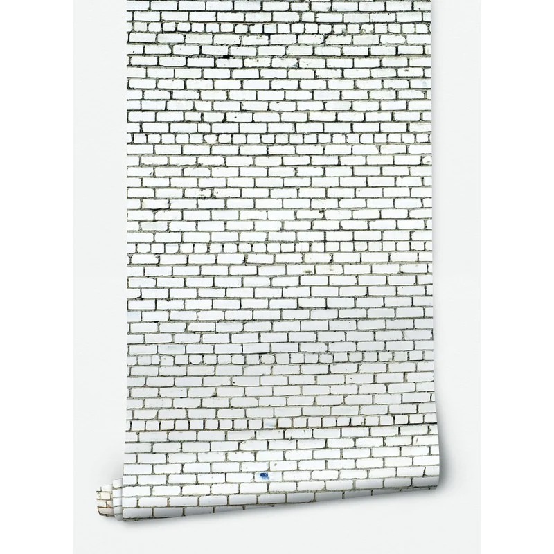 Αυτοκόλλητη Ταπετσαρία τοίχου WHITE BRICK